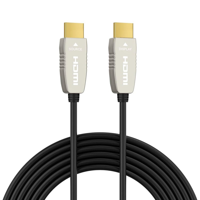RUIPRO 4K HDMI Fiber Optic Cable 165 Feet 18Gbps 4K@60Hz ARC HDR10 Ultra Slim Flexible HDMI 2.0b Cable - Image 1